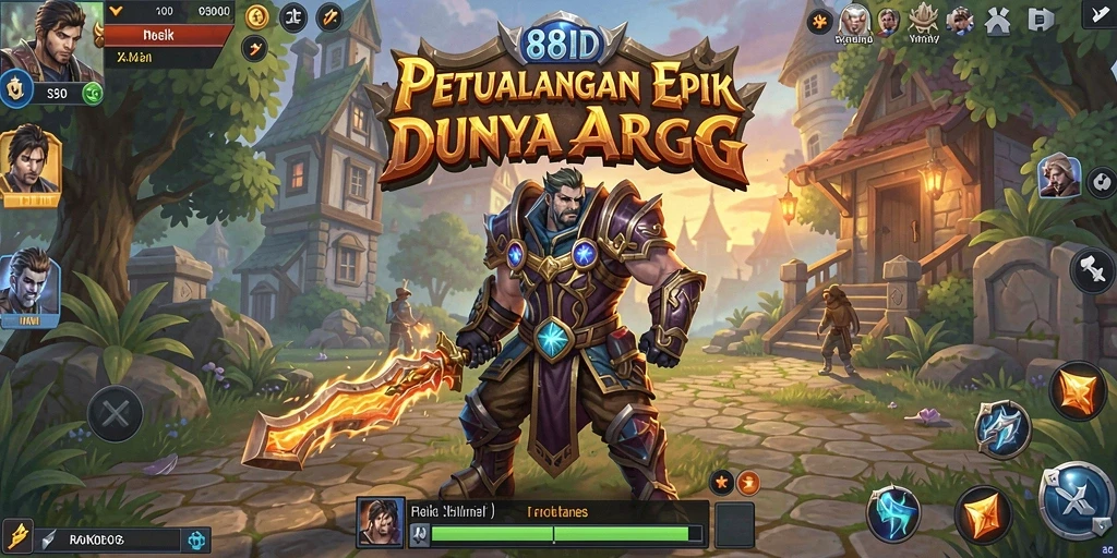 Tangkapan layar 88ID menampilkan aksi seru dalam pertempuran ARPG.
