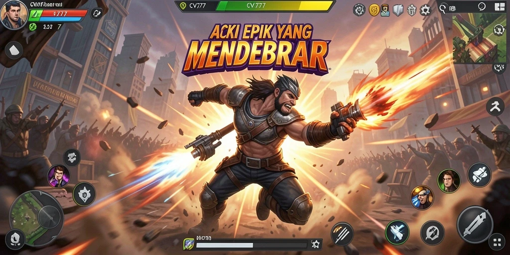 Gameplay mendebarkan CV777 dengan aksi yang intens.