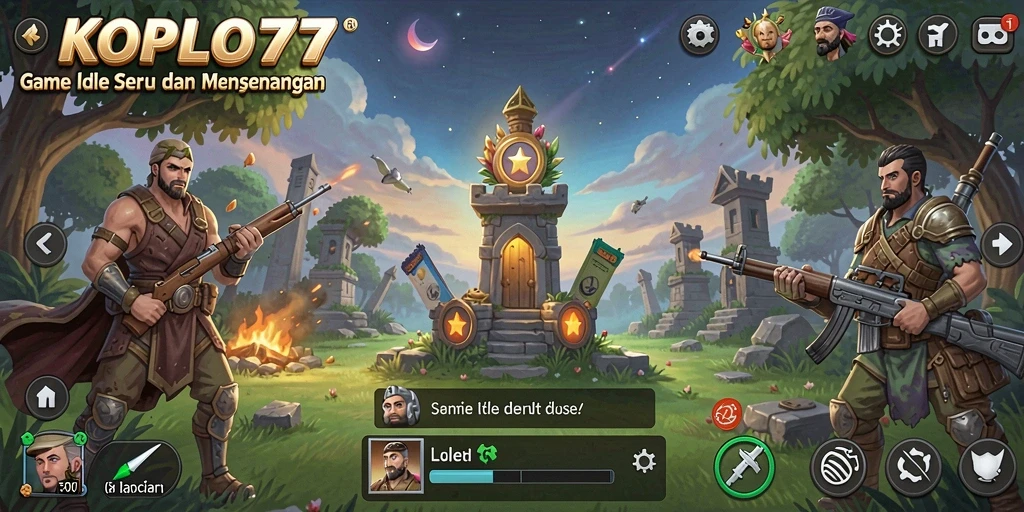 Tampilan gameplay KOPLO77 yang menarik dan menghibur.