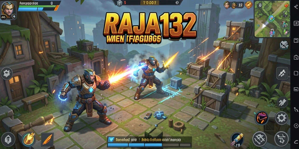 Gameplay menegangkan Tower Defense dengan strategi menara.