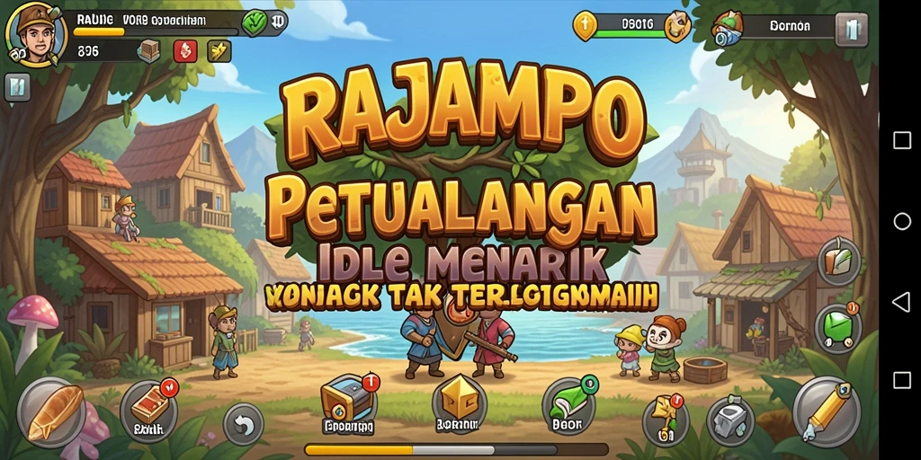 Tampilan gameplay RAJAMPO yang seru dan penuh aksi.