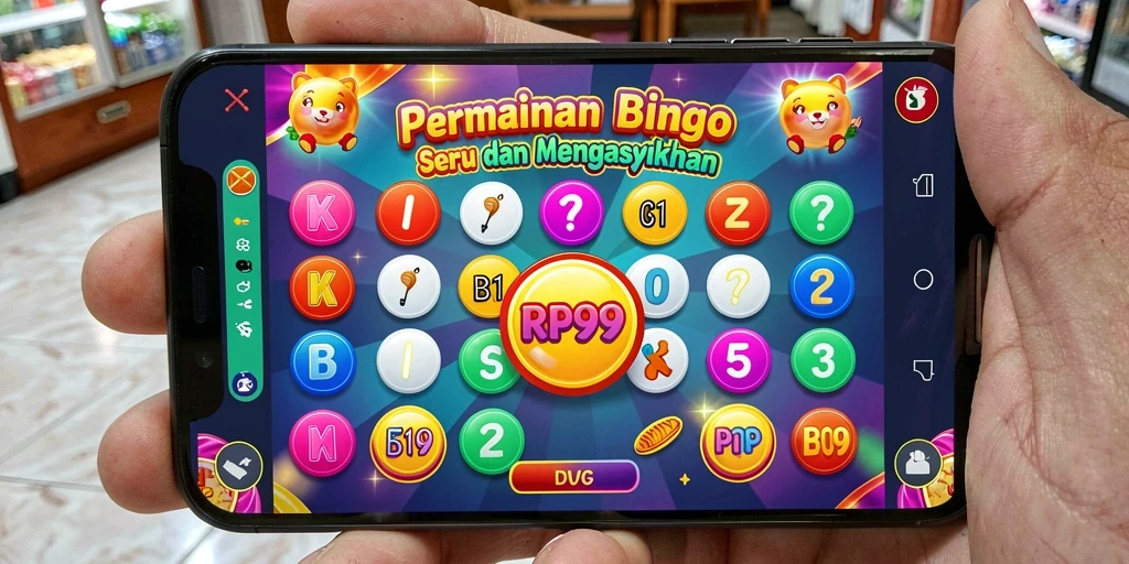 Tampilan gameplay Bingo yang seru dan interaktif.